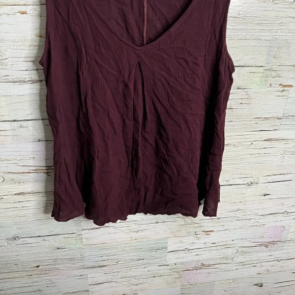 Kleen red purple blouse tank  top size small - Picture 2 of 9